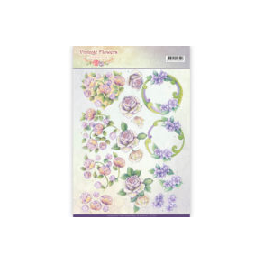 3D Jeanine`s  Lilla blomster